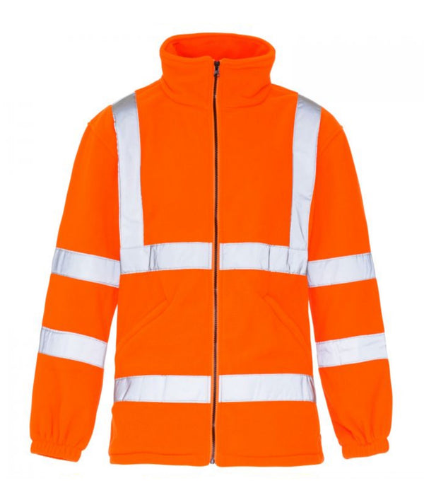Hi Vis Orange Fleece Jacket