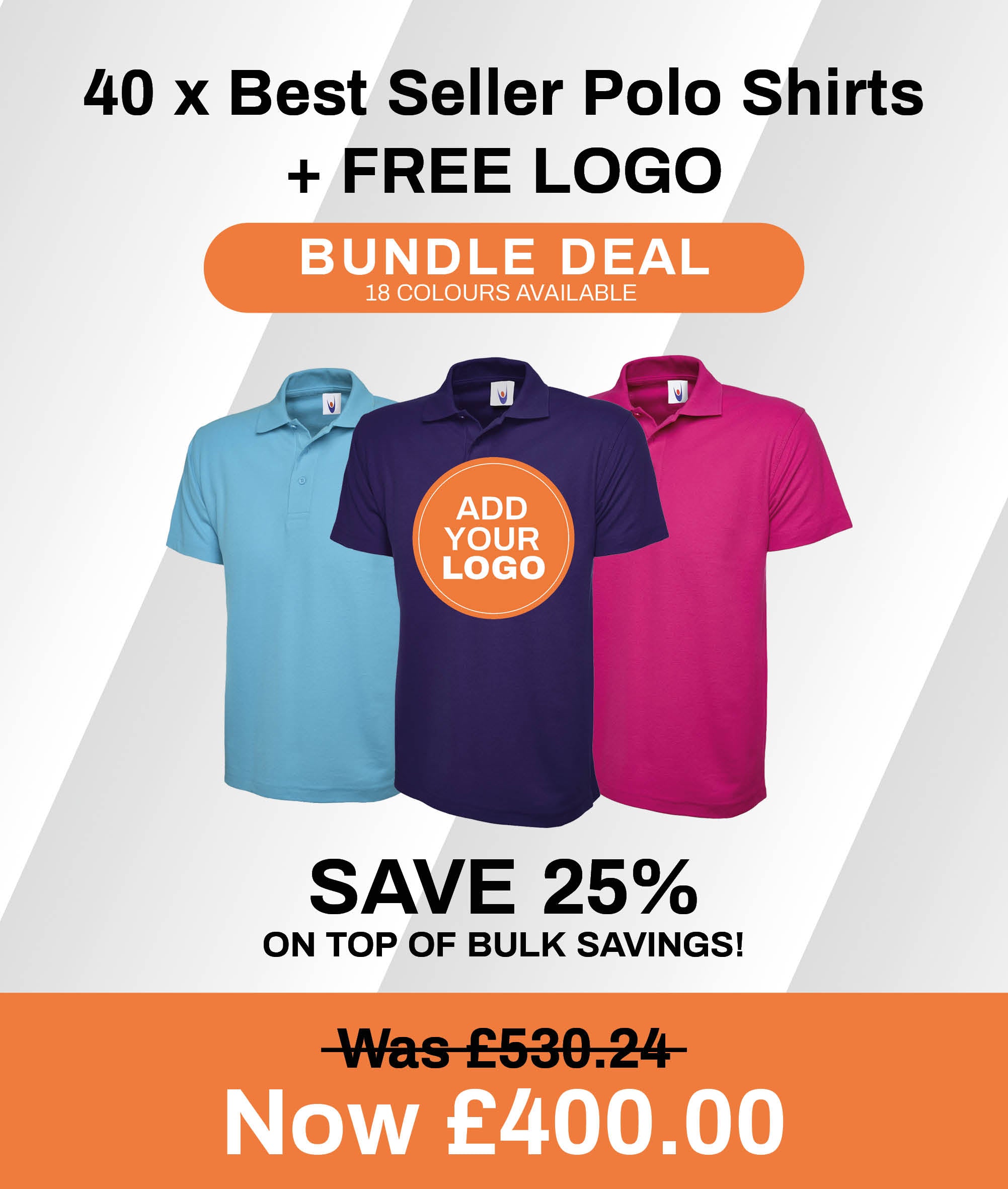 40 x Best Seller Polo Shirt Bundle Apex Workwear