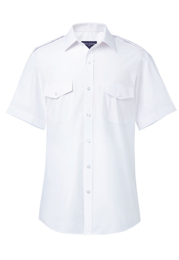 Men's Short Sleeve Slim Fit Pilot Shirt - Orion