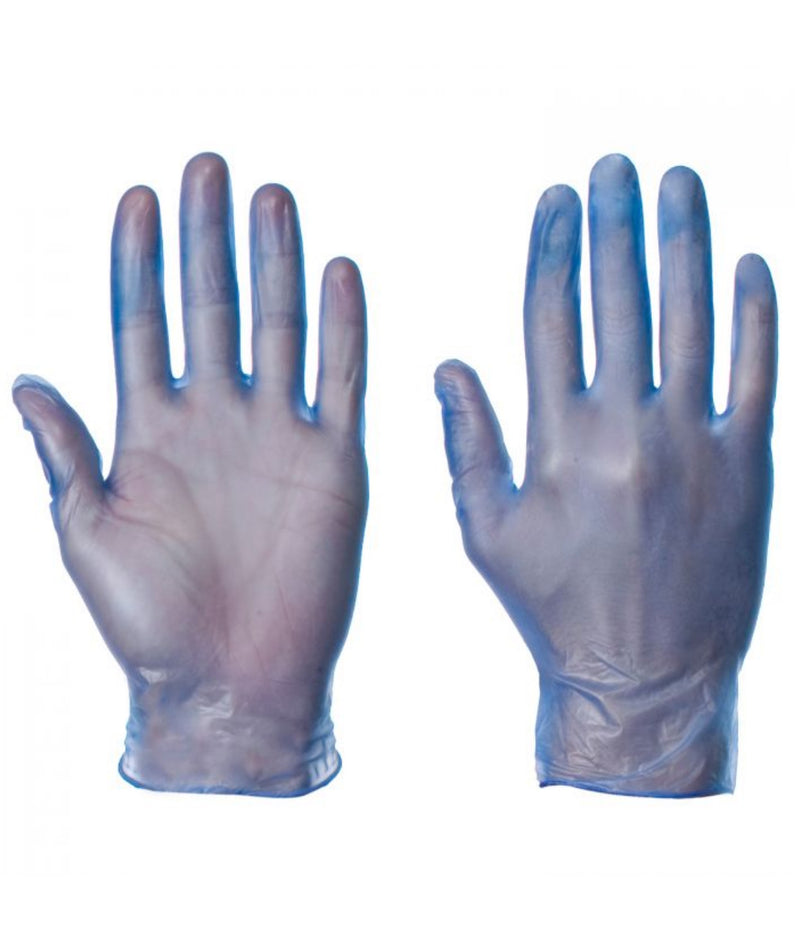 1000 Pieces - Disposable Blue Gloves - Powderfree Vinyl