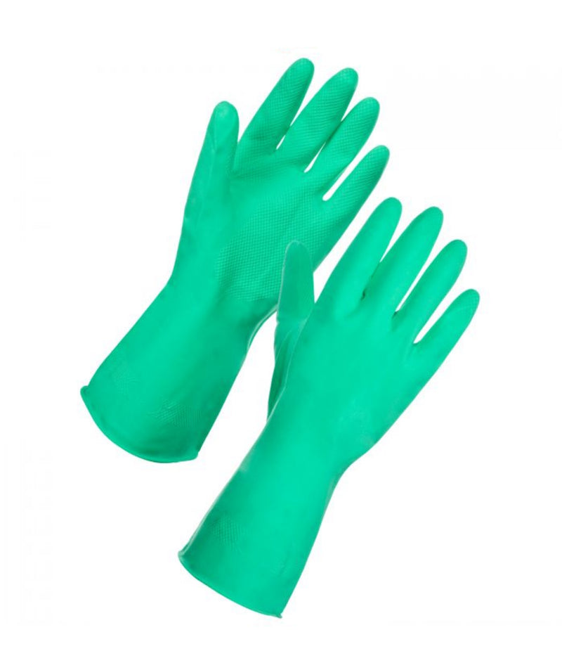 Household Latex Cleaning Green Gloves - 144 Pairs