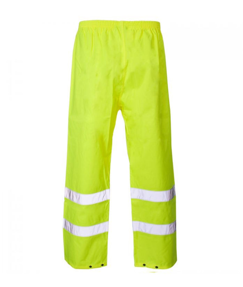 Hi Vis Yellow Ankle Band Overtrousers