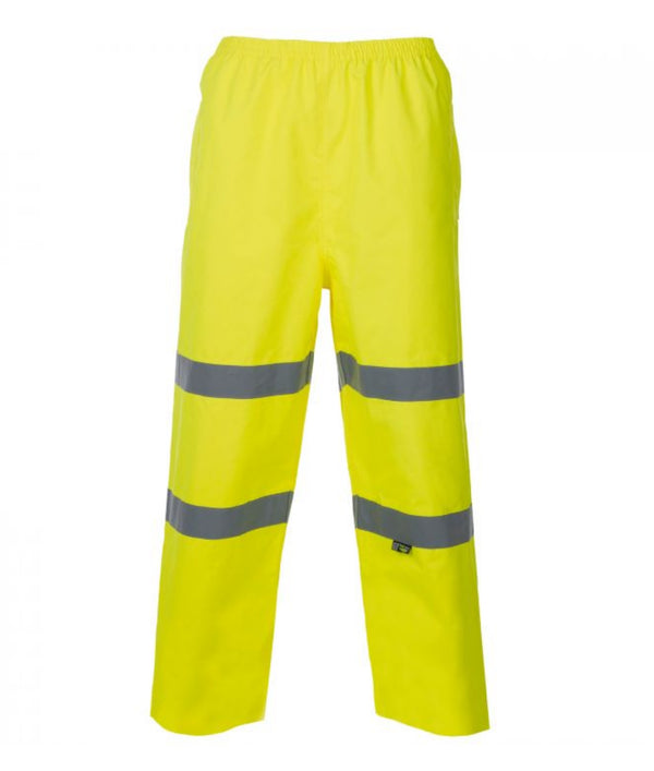 Hi Vis Yellow Breathable Trousers