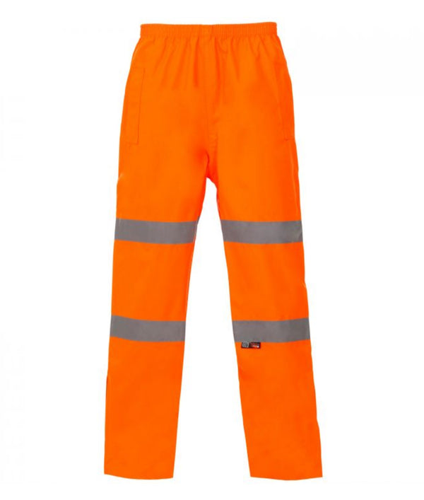 Hi Vis Orange Waterproof and Breathable Trousers