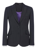 Novara Jacket - Charcoal Pinstripe