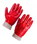 PVC Full Dip Knit Wrist Glove - 120 Pairs