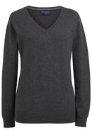 Riga V-Neck Jumper - Charcoal
