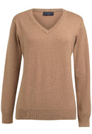 Riga V-Neck Jumper - Oatmeal