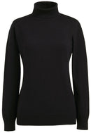 Athens Rollneck Jumper - Black