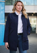 Louise Waterproof Mac - Navy