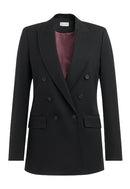 Perdita Double Breasted Jacket - Black