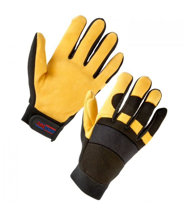 Single Pair - Leather Mechanic Gloves