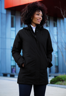 Hobbs Padded Raincoat - Black