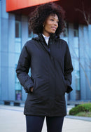 Hobbs Padded Raincoat - Navy