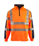Hi Vis 2 Tone Orange Rugby Shirt