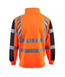 Hi Vis 2 Tone Orange Rugby Shirt