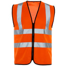 Supertouch Hi Vis Orange Zip Vest - Orange