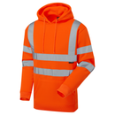 Hi Vis Orange Hooded Sweatshirt
