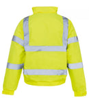 Hi Vis Yellow Storm Bomber Jacket