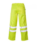 Hi Vis Yellow Knee Band Trousers