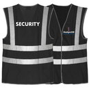MG SECURITY | Black Hi Vis Vest