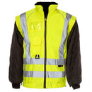 Hi Vis Yellow 7 in 1 Parka