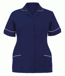 VCG | Women's Healthcare Tunic - Navy/Lilac