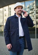 Spencer Waterproof Mac - Navy