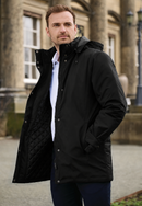 Midland Padded Raincoat - Black