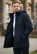 Midland Padded Raincoat - Navy