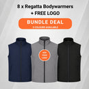 8 x Regatta Body Warmers + FREE LOGO