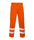 Hi Vis Orange Ankle Band Regular Combat Trousers
