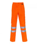 Hi Vis Orange Knee Band Long Combat Trousers