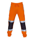 Hi Vis Orange 2 Tone Jogging Bottoms