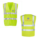 CGF | Standard Hi Vis Waist Coat - Printed Logo