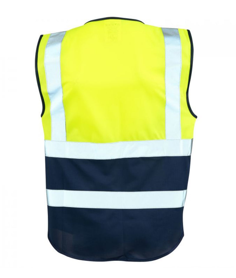 Hi Vis Yellow 2 Tone Executive Vest