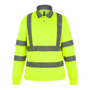 Hi-Vis Pro Contract Long Sleeve Polo Shirt