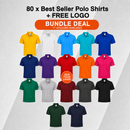 80 x Best Seller Polo Shirts + FREE LOGO