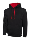 Unisex Hooded Sweatshirt - Contrast Trim