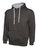 Unisex Hooded Sweatshirt - Contrast Trim