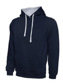 Unisex Hooded Sweatshirt - Contrast Trim