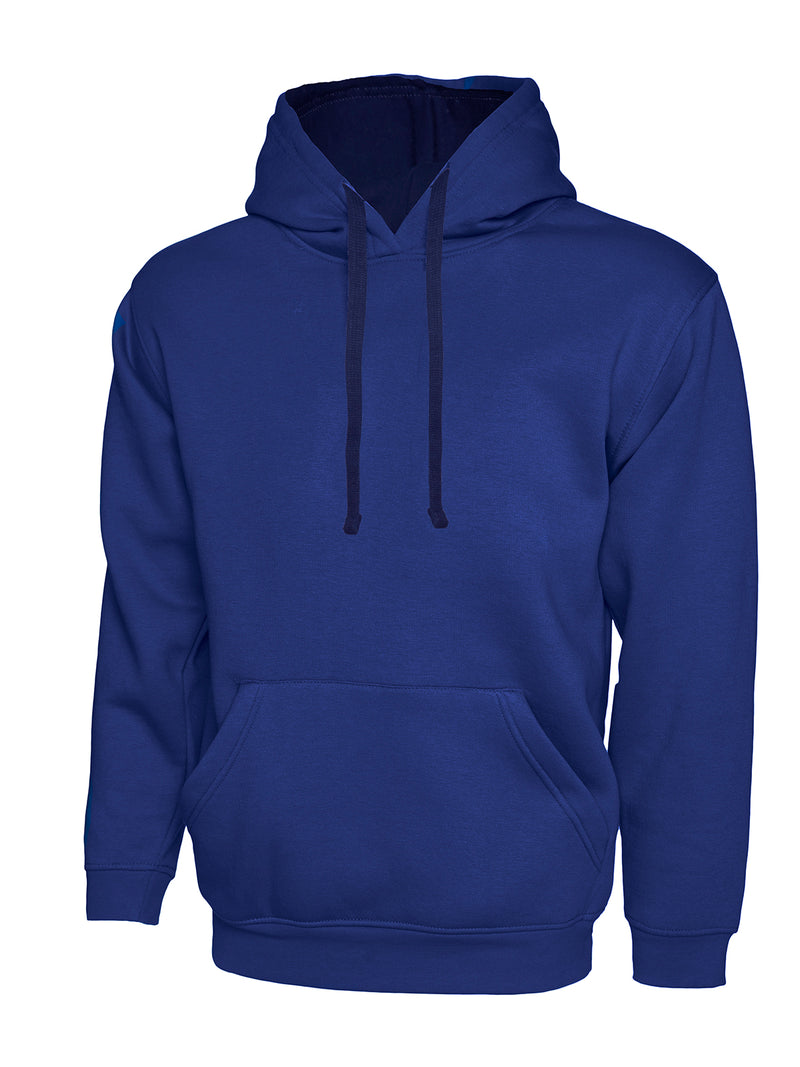 Unisex Hooded Sweatshirt - Contrast Trim