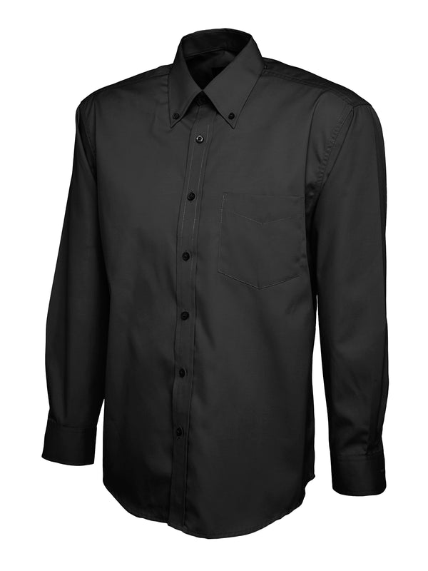 Men's Long Sleeve Shirt - Pinpoint Oxford