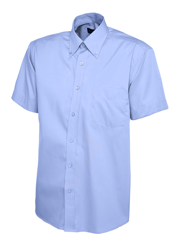 Men's Short Sleeve Shirt - Pinpoint Oxford