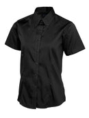 Women's Short Sleeve Shirt - Pinpoint Oxford