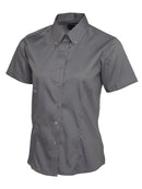 Women's Short Sleeve Shirt - Pinpoint Oxford