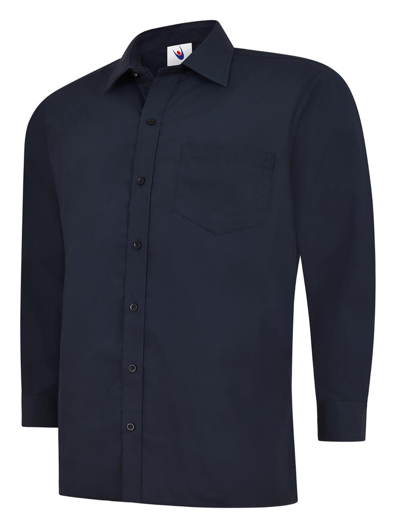 Men's Poplin Shirt - Long Sleeve