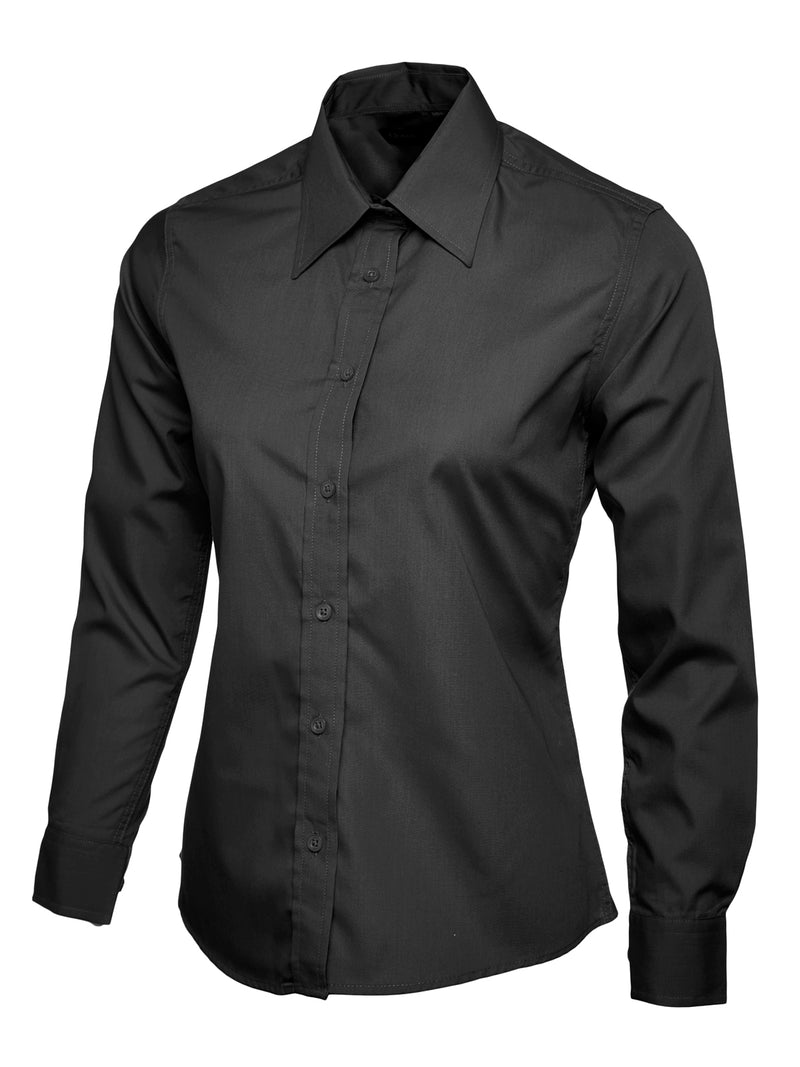 Women's Poplin Shirt - Long Sleeve