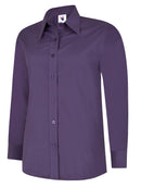 Women's Poplin Shirt - Long Sleeve