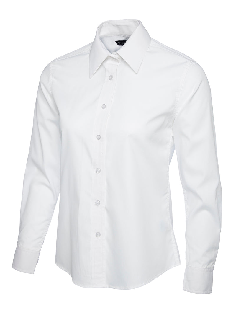 Women's Poplin Shirt - Long Sleeve